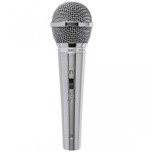 Microfone M-1138 Prata Metal Cabo 4,5m Metros MXT Tipo Sure