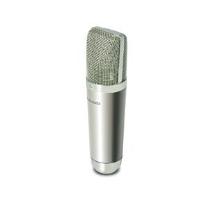 Microfone M-Audio Nova Condenser com Cabo Xlr, Soft Case e Suporte Adaptador