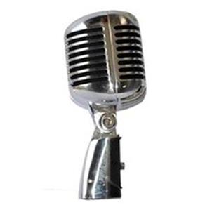 Microfone Mão Leacs LC 55 Cromado