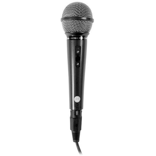 Microfone Mega Star Deh-355 com Fio - Preto