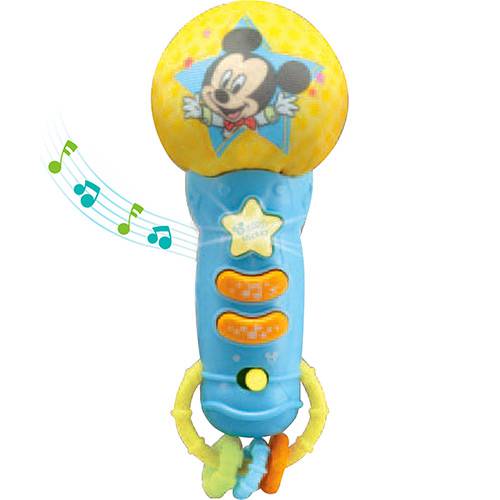 Microfone Mickey Amarelo com Azul - Disney