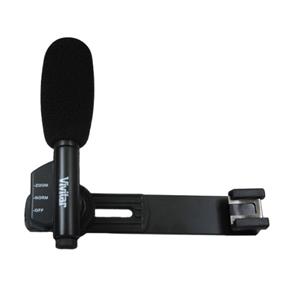 Microfone Mini C/ Zoom P/ Filmadora de Mão Vivitar Vivmic403