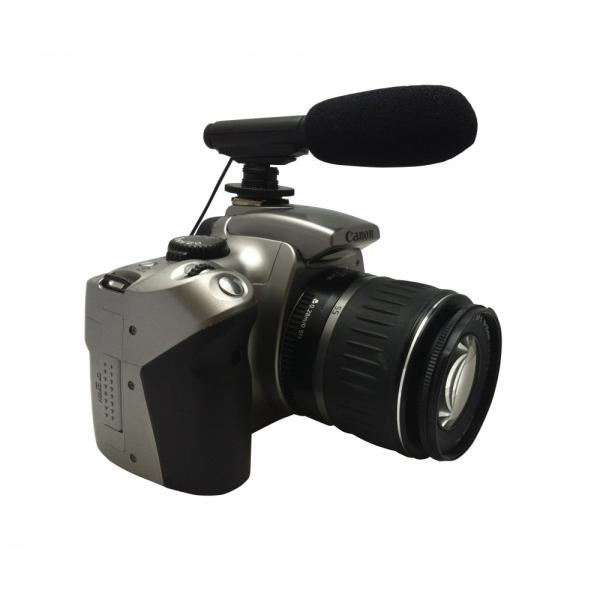 Microfone Mini Zoom para Filmadora - Vivitar