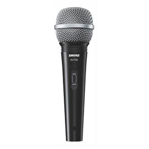 Microfone Multifuncional Shure SV100 Dinâmico Cardióide