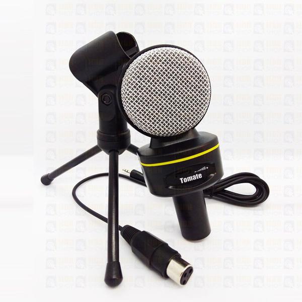 Microfone Multimídia Studio Gravação Youtuber com Tripé e Cabo