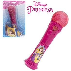 Microfone Musical Infantil com Luz - Princesas Disney