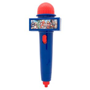 Microfone Musical Toyng Marvel Vingadores - Azul