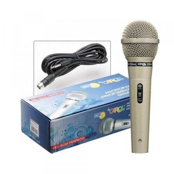 Microfone MXT Dinâmico de Metal MUD-515 Prata C/ Cabo e Chave Liga/Desliga - AC1801 - Mxt Musical