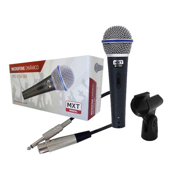 Microfone MXT Dinâmico PRO BTM-58A - AC2157