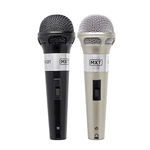 Microfone MXT M-201 PAR Preto e Prata Plastico com Fio 3 Metros 541024