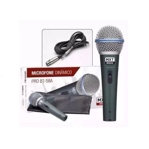 Microfone Mxt Pro Btm57a C/1pç 541115 C/cabo