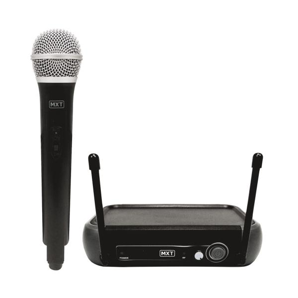 Microfone MXT Uhf202 Sem Fio 686.1MHz com Fonte