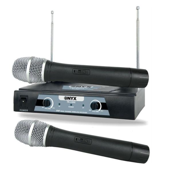 Microfone Onyx Sem Fio Tk-v202 Vhf