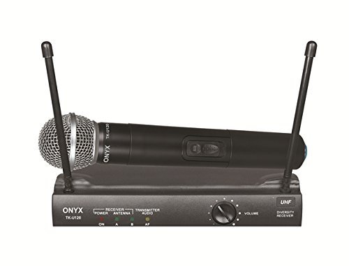 Microfone Onyx TK U120 UHF Sem Fio