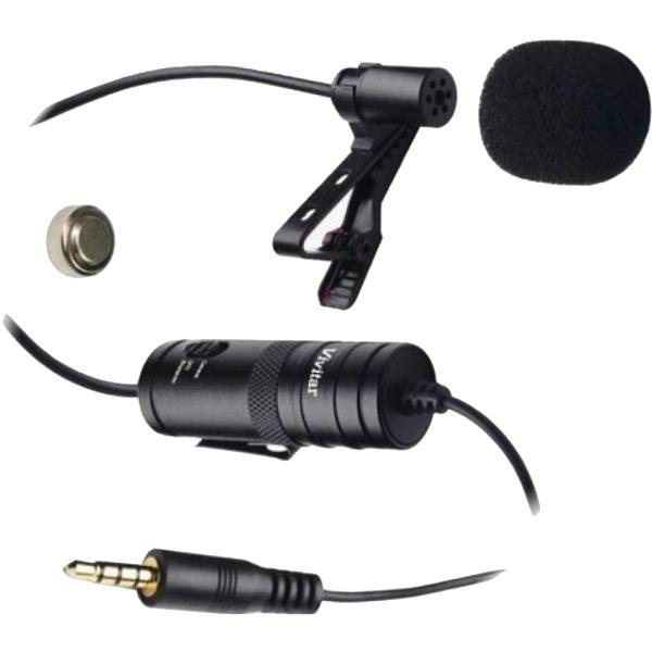 Microfone para Smartphone Câmera de Ação Plugue P2 e P10 - Vivitar Viv-Mic903