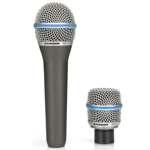 Microfone para Voz e Instrumentos Samson Sacsmic com Estojo e Cachimbo