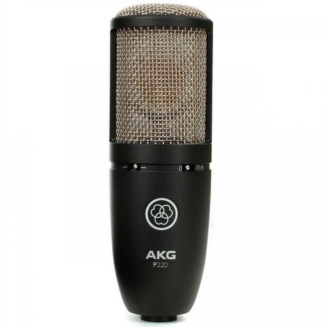 Microfone Perception com Fio Akg P220 Preto