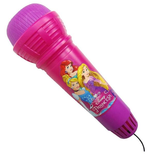 Microfone Plástico com Eco Princesa Disney Infantil 15467 - Toyng