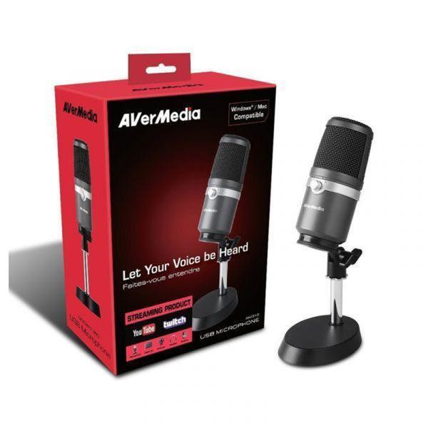 Microfone Profissional Avermedia AM310 USB - Alba Eletronicos - Sta