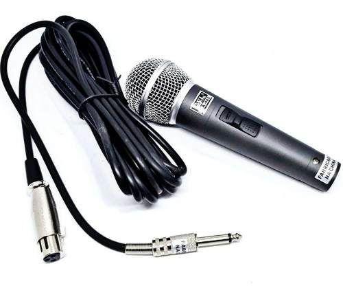 Microfone Profissional C/fio Ba58s Jwl Com Chave + Cabo 5mt
