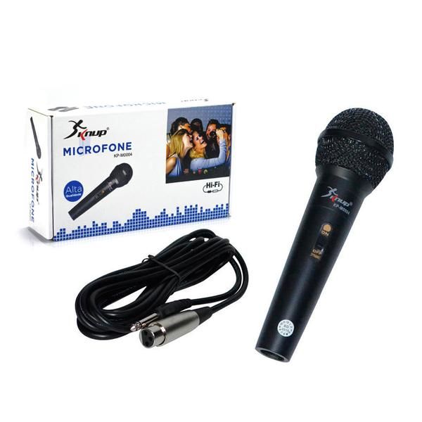 Microfone Profissional C/ Fio Knup Kp-m0004