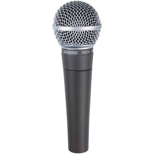 Microfone Profissional com Fio Dinâmico Sm58-Lc Shure