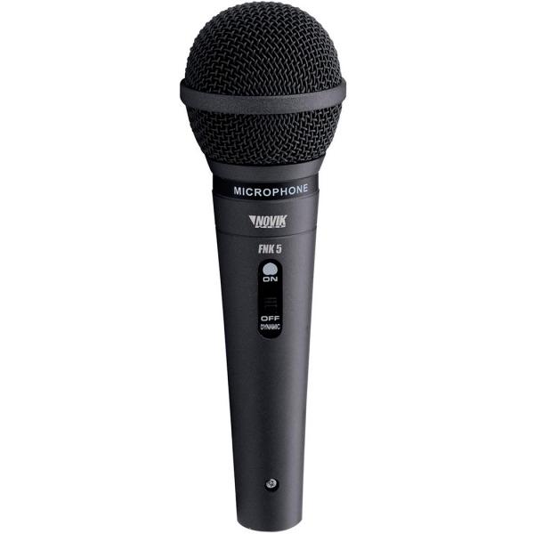 Microfone Profissional com Fio FNK-5 600 Ohms - Novik