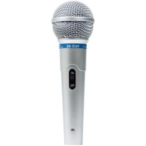 Microfone Profissional com Fio Mc200 Prata - Leson
