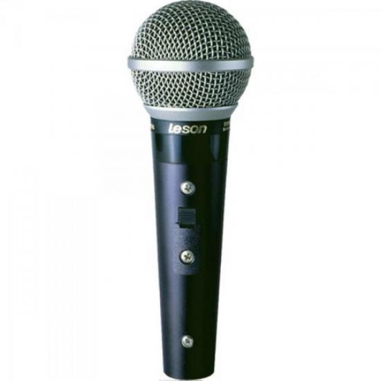 Microfone Profissional com Fio Supercardióide Plus Le Son - Leson