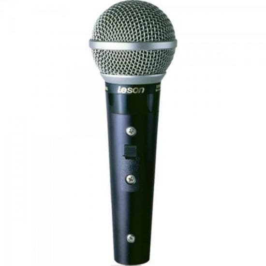 Microfone Profissional com Fio Supercardióide SM58 PLUS LESON