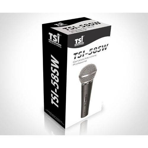 Microfone Profissional com Fio Tsi-58sw