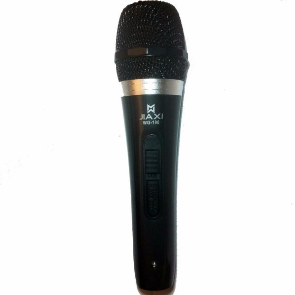 Microfone Profissional Dinâmico Jiaxi WG-198 com Cabo