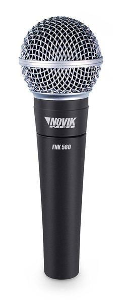 Microfone Profissional Dinâmico Novik Fnk 580 Cápsula Alemã