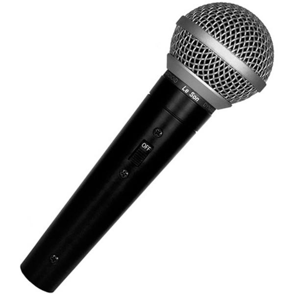 Microfone Profissional Fio 5 Metros Cardióide SM50 VK - Leson