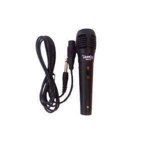 Microfone Profissional Le-905 Cabo P10 de Mão com Fio 2,5 M - Lelong