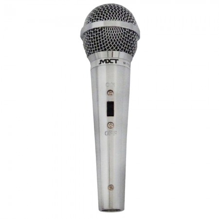 Microfone Profissional Prata MXT M1138 - SM58 + Cabo 4,5m