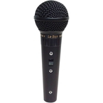 Microfone Profissional Preto Com Fio Sm58 Bk A/B Impedancia Baixa Acompanha O Ca