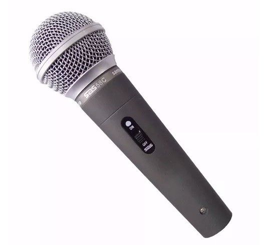 Microfone Profissional SAS 58 C com Case + Cachimbo Santo Angelo