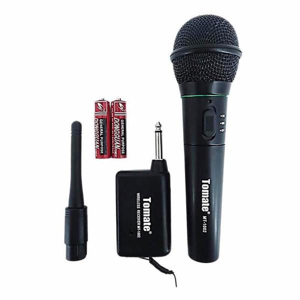 Microfone Profissional Sem Fio 113.00 Mhz Tomate - MT-1002