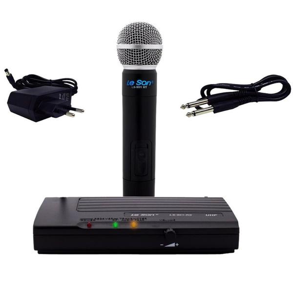 Microfone Profissional Sem Fio LESON LS901-HT/HT
