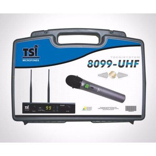 Microfone Profissional Sem Fio Uhf - 99 Canais Tsi 8099-uhf