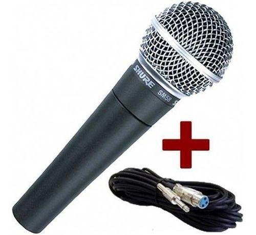 Microfone Profissional Shure Sm58-lc + Cabo P10 Original