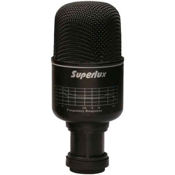 Microfone Profissional Superlux Pra 218b para Bumbo