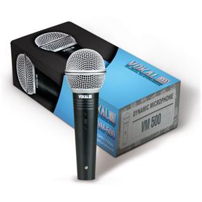Microfone Profissional Vokal Vm500 com Fio