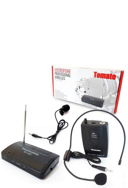 Microfone Profissional Wireless MT-2201 Tomate
