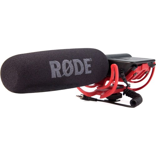 Microfone Rode Videomic com Sistema Rycote Lyre
