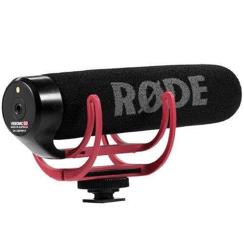 Microfone Rode Videomic Go com Sistema Rycote
