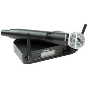 Microfone S/ Fio de Mão GLXD24BR/SM58 - Shure