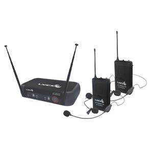 Microfone S/ Fio Duplo Headset / Lapela / VHF - VH 202 PRO HL HL Lyco