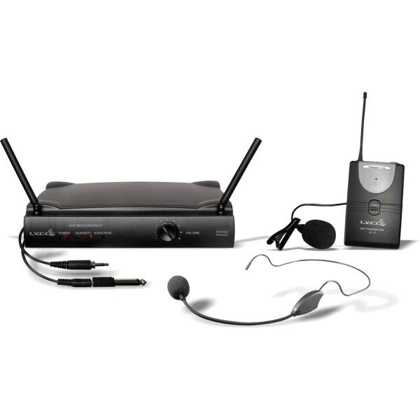 Microfone S/ Fio Headset / Lapela / Instrumento / UHF UH 01 HLI - Lyco